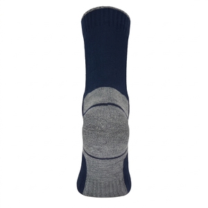 <b>Men's</b> Navy Blue Crew <b>Socks</b> Solid Color Knitted Cotton Spandex Breathable Daily Wear Autumn Season Regular Style - Product Image 4