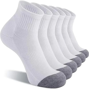 Ankle <b>Socks</b> Black Gray White Cotton Bamboo Fiber Breathable Knitted for Adults Summer Casual Wear - Product Image 4