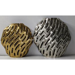 Grand vase à fleurs en aluminium coulé, design moderne et personnalisé pour mariage et décoration de bureau intérieure à prix avantageux - Product Image 3