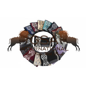 Sudadero de Contorno de Lana 34x36, Tejido a Mano, 100% Lana de Nueva Zelanda con Forro de Lana, Estilo Ecuestre Occidental para Competición y Entrenamiento - Product Image 3