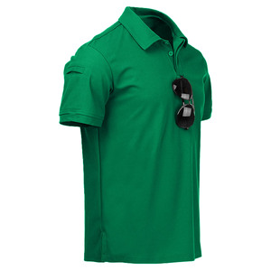 High Quality Company Uniform Cotton 180gsm Men Polo T-Shirt Custom Men's Embroidery Logo Polo Shirts Customized Polo Shirts - Product Image 1