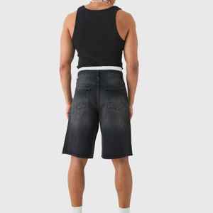 Pantalones Cortos de Mezclilla para Hombre de Buena Calidad, 100% Algodón, Ecológicos, de Color Sólido, Último Diseño, Cómodos, de Secado Rápido, Diseño Personalizado - Product Image 4