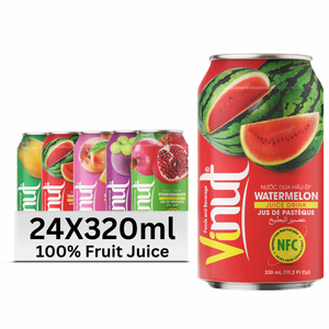 VINUT 330ml Boisson rafraîchissante au jus de pastèque sans sucre Autres boissons du Vietnam Usine avec option de marque privée - Product Image 1