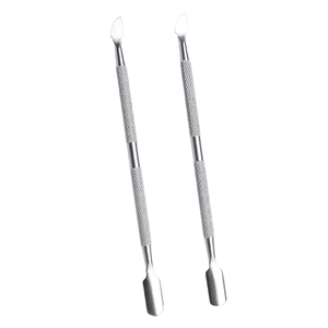 Pousse-cuticules double face en acier inoxydable, outil de manucure et pédicure, instrument de nettoyage et d'élimination des cuticules - Product Image 3