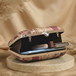 Pochette vintage à imprimé patchwork, style ethnique brodé, sac à main tendance pour mariages et événements - Product Image 3