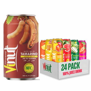 VINUT Prix d'usine 330ml de boisson de marque privée de jus de tamarin sans sucre avec échantillon gratuit disponible depuis le Vietnam - Product Image 1