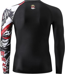 Custom <b>Compression</b> <b>Shirt</b> Rash Guard Moisture Wicking Gym <b>Shirt</b> for Men Women Fitness Sports Wear - Product Image 5