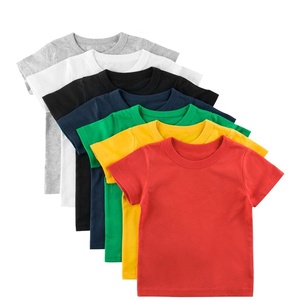 T-shirts pour enfants en coton 100% Design décontracté Logo personnalisé imprimé T-shirts pour enfants Garçons Filles Jersey Manches courtes Service OEM - Product Image 2