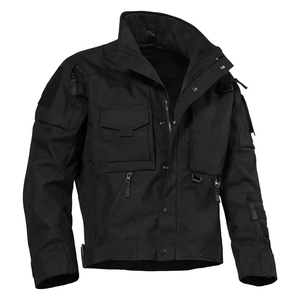 Veste tactique noire unisexe à manches longues, imperméable, en toile, pour la chasse en hiver, imprimée, pour adultes - Product Image 1