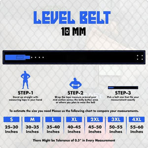 เข็มขัดยกน้ำหนักหนังแท้แบบมีคันโยกพร้อมโลโก้สำหรับออกกำลังกายและเพาะกาย - Product Image 6