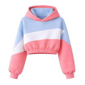 Sudaderas con capucha para mujer, estilo crop top, que ofrecen comodidad ligera y el último diseño para compradores de ropa al por mayor. - Product Image 1