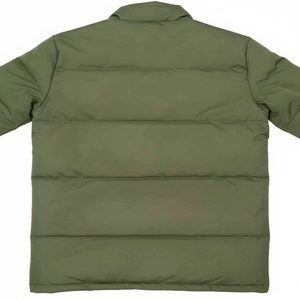 Windproof Outdoor Sportswear Bubble <b>Jacket</b> Full-Zip Padded <b>Jacket</b> With Slant Pocket Insulated Stand Collar <b>Jacket</b> For Men - Product Image 4