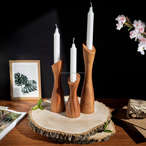 Wood <b>Candle</b> <b>Holders</b> for Table Centerpiece With Newly Designed Style Decorative <b>Candle</b> <b>Holder</b> for Home and Gift - Product Image 2