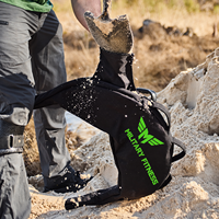 Sac de musculation bulgare personnalisé avec logo, en PU PVC, lesté de sable, pour entraînement de force, gym et fitness