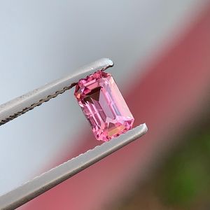 Spinelle naturelle Mahenge rose, taille octogonale, qualité excellente, rare, certifiée GFCO, pierre précieuse non montée, évaluée par un tiers - Product Image 6
