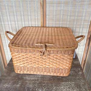 Caja de almacenamiento de ratán de gran tamaño, artículos esenciales para el hogar, cajas de fibra natural de gran calidad. - Product Image 4