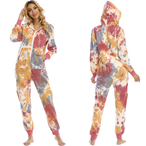 Oversize Hooded Fleece Onesies with Front Zipper Custom Designs Logo Knitted Combed Quality Cotton Anti-Shrink Fronted Onesies - Product Image 1
