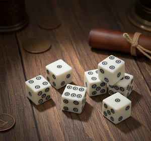 Handcrafted Eco Friendly Natural Bone <b>Dice</b> <b>Set</b> Sports Style Natural Shape for Board Games & Collectibles Business Gifts - Product Image 1