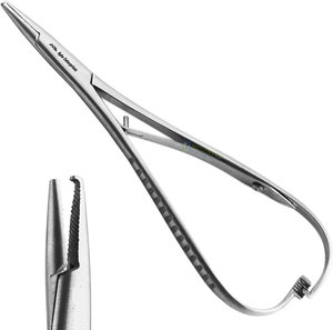 Professional Ainsworth Rubber Dam Punch <b>Pliers</b> German Grade Stainless Steel Dental Endodontic Instrument with 5 Multi-Size Hole - Product Image 1