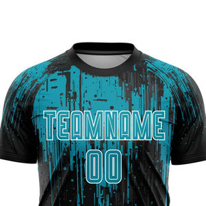Maillot de sport pour homme de bonne qualité, sublimation, manches courtes, imprimé, respirant, séchage rapide, 100% polyester, logo personnalisé - Product Image 4