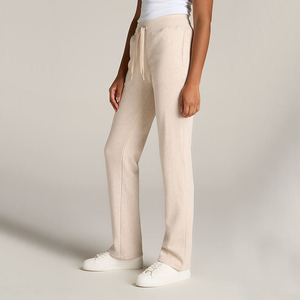 Combinaison en molleton personnalisée Wearever à bas ouvert, coupe régulière, pour femmes grandes tailles, taille élastique, coton, polyester, écologique - Product Image 3