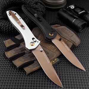 BM มีดพับอเนกประสงค์710FE คุณภาพสูงมีดล่าสัตว์กลางแจ้งด้ามอลูมิเนียมมีดพกพาปิคนิคเดินป่า - Product Image 6