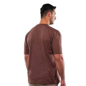 Camiseta de manga corta para hombre, suave, duradera, diseño sencillo, ecológica, transpirable, de alta calidad, al por mayor, 100% poliéster - Product Image 3