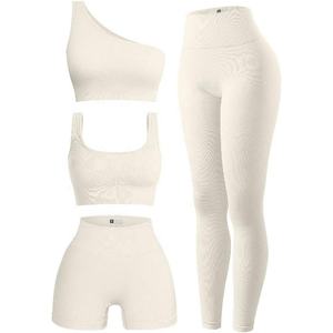 Ropa Deportiva Personalizada para Mujer 2024, Conjunto de Yoga sin Costuras, Ropa Deportiva de 3 Piezas, Conjunto de Gimnasio, Conjunto de Fitness, Conjuntos de Yoga - Product Image 4