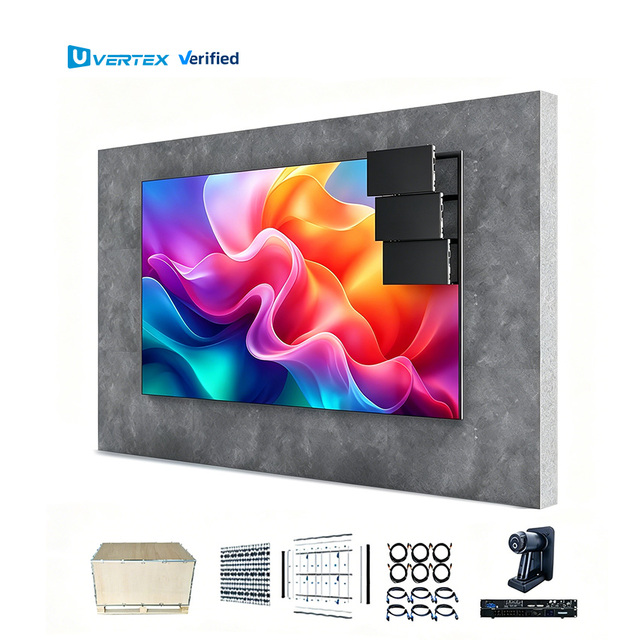 GOB COB Ultra-thin LED Video Wall Panel P1.25 P1.53 P1.86 P2 LED Cabinet 640*480mm Indoor Church LED Display Screen