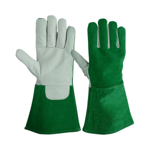 Gants de soudage TIG de qualité supérieure, résistants, en cuir de chèvre et de vache, en aramide, protection industrielle contre la chaleur pour les mains et les bras - Product Image 5