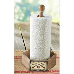 Moderno Porta Cubiertos de Madera con Portarrollos de Papel para Cocina y Comedor - Product Image 5