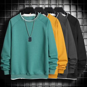 Sweat-shirt à col rond imprimé lourd le plus populaire pour hommes et femmes anti-rides pour l'hiver - Product Image 1