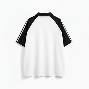 เสื้อโปโลผ้าฝ้ายวินเทจคุณภาพสูงสำหรับผู้ชายและผู้หญิง สไตล์ลุคซัมเมอร์สปอร์ตสตรีทแวร์แบบซักแล้ว ทนทาน สามารถสั่งทำได้ - Product Image 2