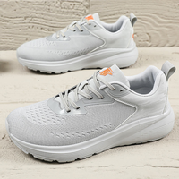 Nouvelles baskets décontractées noires en maille pour hommes, avec lacets, semelle intermédiaire en EVA antidérapante, tige en maille tricotée, personnalisables en usine, vente en gros 2026