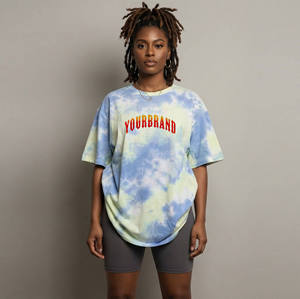 Top Trending <b>Women's</b> <b>Tie</b> <b>Dye</b> Oversized T-<b>Shirt</b> Short Sleeve Crew Neck Loose Fit Spring Summer Wear 100% Cotton Jersey Breathable - Product Image 1