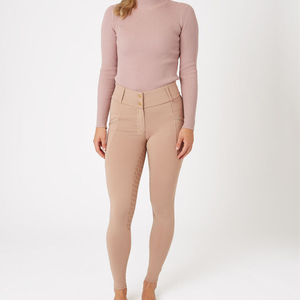Leggings de equitación para mujer, pantalones de equitación de spandex al por mayor, pantalones de equitación con agarre para mujer - Product Image 2