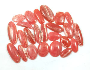 Vente en gros Lot naturel Rhodochrosite Cabochon Vente en gros Designer Unique Rose Pierre guérison Mélange forme et taille Rhodochrosite - Product Image 1
