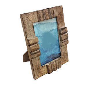 Premium Handmade Solid Wood Photo <b>Frame</b> Elegant Decorative Tabletop Display for Home Office Living Room Classic Rustic Style Pro - Product Image 2