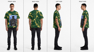 Camiseta de Verano Unisex Casual de Gran Tamaño con Logotipo Personalizado en la Parte Delantera, 100% Algodón Jersey, Tie Dye Personalizado, Venta al Por Mayor - Product Image 6