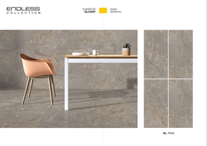 Losas de Porcelana de 600x1200 mm con Textura de Piedra Pulida, Resistentes al Desgaste y Económicas para Paredes - Product Image 4