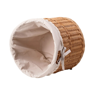 Cesta de Ratán Premium con Ruedas y Forro de Algodón, Cesta para Pan Tejida a Mano para Panaderías y Supermercados, de Fábrica en Vietnam - Product Image 3