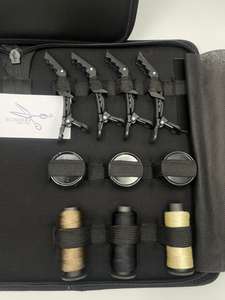 Premium Microlink Tool Kit, <b>Tape</b> in Hair Extensions Plier in Black Color with Case Custom logo Extensions Hair Pulling Loop - Product Image 2