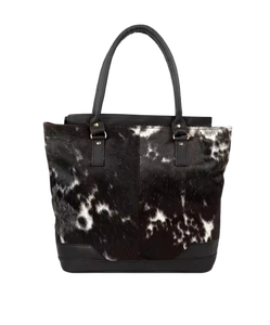 Sac fourre-tout en cuir de vachette véritable, sac à bandoulière portable à fermeture éclair, style vintage, grande capacité, léger - Product Image 4