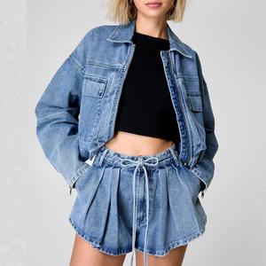 Ensemble deux pièces rose zippé à capuche en molleton épais 100 % coton, pantalon de survêtement et sweat à capuche pour femme, vente en gros 2026 - Product Image 1