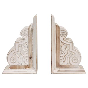 Handcrafted Pine Wood Budget <b>Bookend</b> Set - Wholesale from Aqdus Saleem - Product Image 1