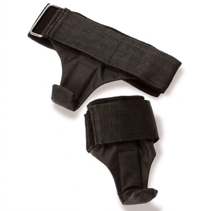 Sangles de musculation professionnelles rembourrées, réglables, robustes, respirantes, avec crochets métalliques, pour un soutien optimal et une force de traction maximale - Product Image 5