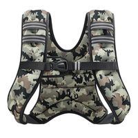 Gilet lesté utilitaire noir en nylon Cordura avec plusieurs poches de rangement et boucles à dégagement rapide – Équipement de fitness pour la force
