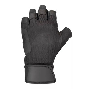 Gants d'entraînement en néoprène demi-doigts de qualité supérieure avec support de poignet compressif, respirants, rembourrés, fermeture auto-agrippante, équipement de gym pour la musculation - Product Image 2