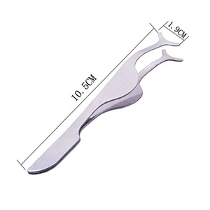 Pince à épiler d'extension de cils avec logo personnalisé Pince à épiler cosmétique pour sourcils Ensemble de pinces applicatrices beauté Couleur au choix du client - Product Image 5