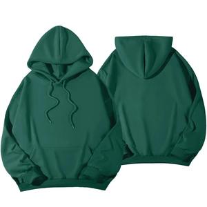 Wholesale Winter Casual <b>Large</b> Size Unisex <b>Hoodies</b> 100% Cotton Pullover Custom Logo Front Sweatshirt for Men Women - Product Image 6